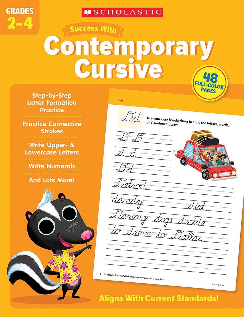 [PDF][BEST]} Scholastic Success with Contemporary Cursive Grades 2–4 ...