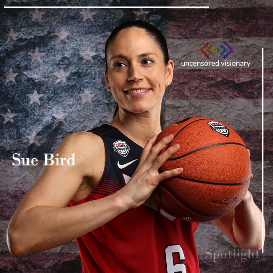 Sue Bird — The Ultimate Champion. “Sue Bird with the no look pass