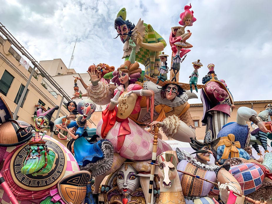 The Fallas Festival of Valencia. A Flaming Fiesta of Art, Colour, Noise… |  by Kimberley Silverthorne | Medium