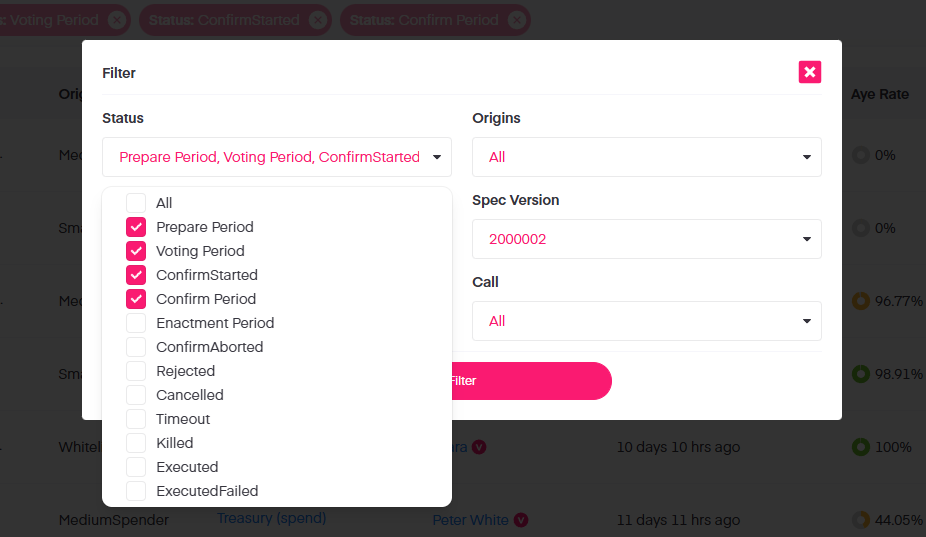 https://assethub-polkadot.subscan.io/referenda_v2_list?status=submitted&status=decision&status=confirmStarted&status=confirm