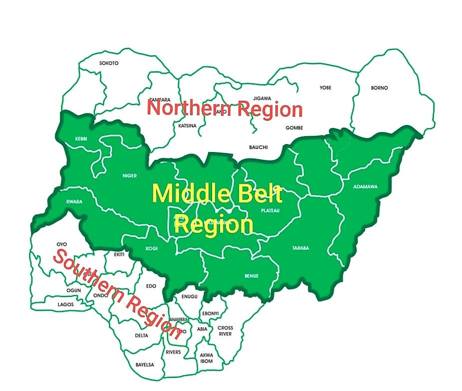 A Brief History of the Nigerian Middle Belt A.K. Medium