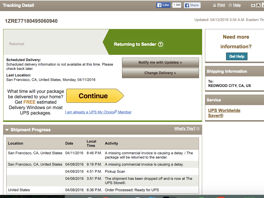 HAHA! The joke is on you, UPS…. Of all things we do today in San… by