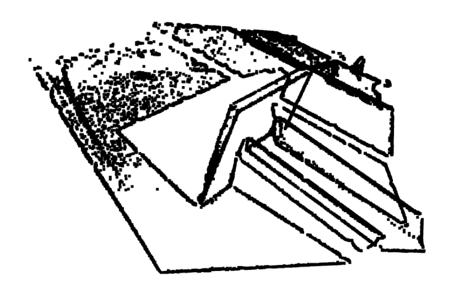 Implementation of point cloud boundary extraction based on normals with ...