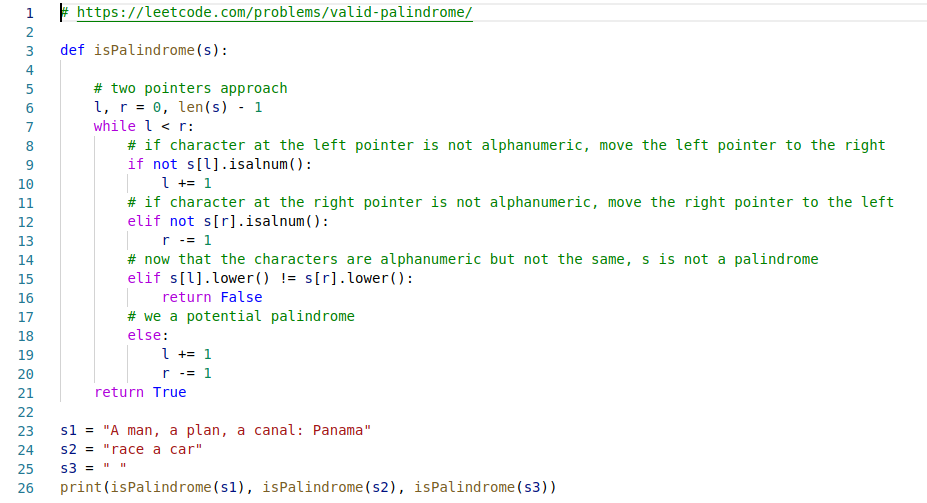 125. Valid Palindrome. A phrase is a palindrome if, after… | by ashish ...
