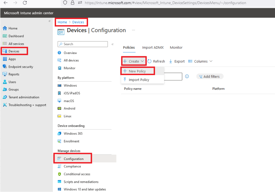 Configuring Google Chrome Bookmarks via Intune Key Steps by N