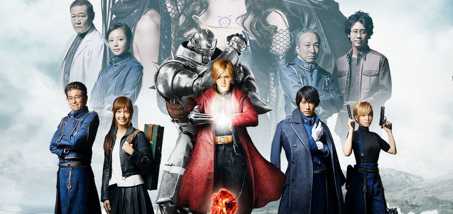 Filmagens live-action de FullMetal Alchemist são finalizadas