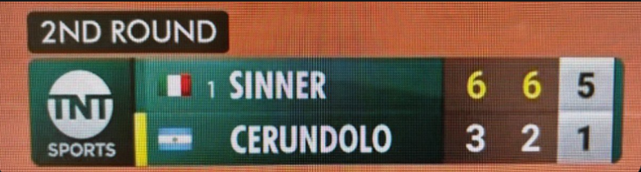 Jannik Sinner managed to lose from this position. Astonishing.