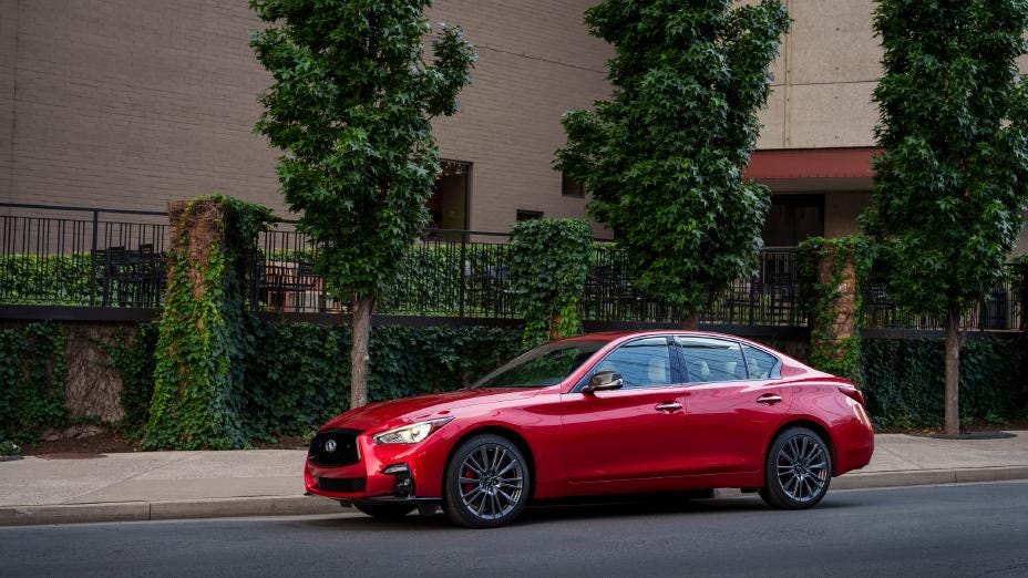 The 2024 Q50 offers a choice of three grades LUXE, SENSORY and RED