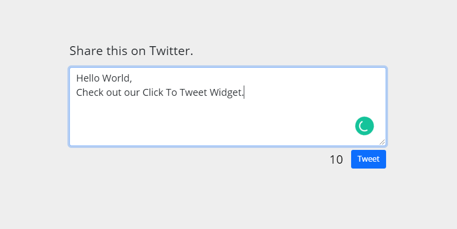 Create a Click To Tweet Widget With JavaScript. | by ZinoTrust | Medium