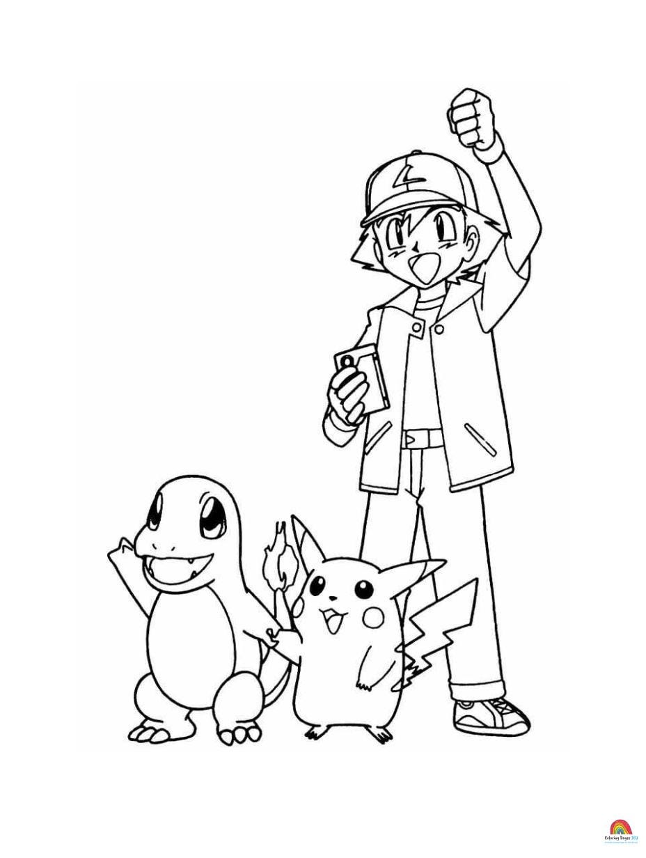 Pokemon Coloring Pages. Join your favorite Pokemon on an Adventure!