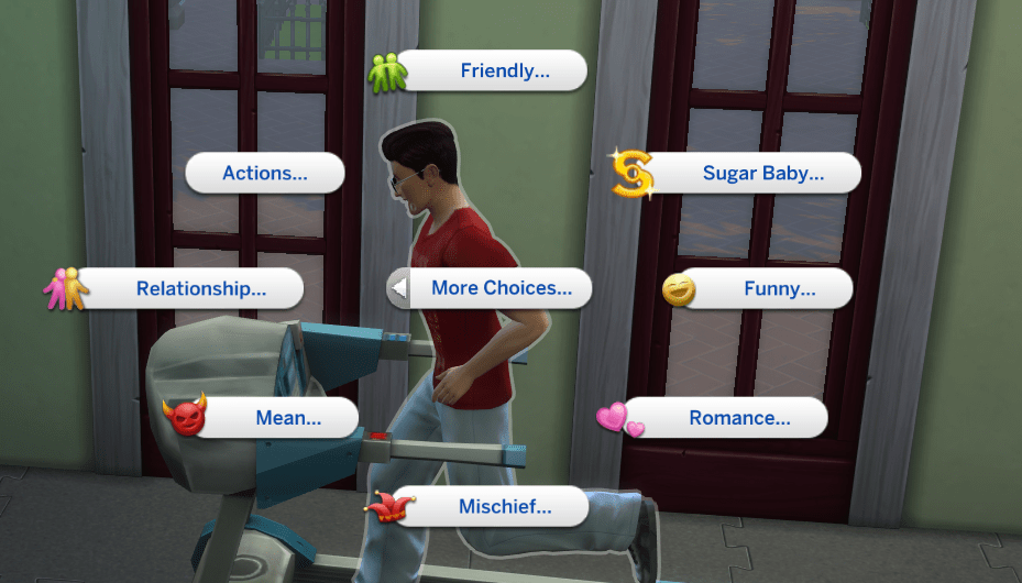 The sugar baby option will show up at the interactions. — Screenshot taken by the author