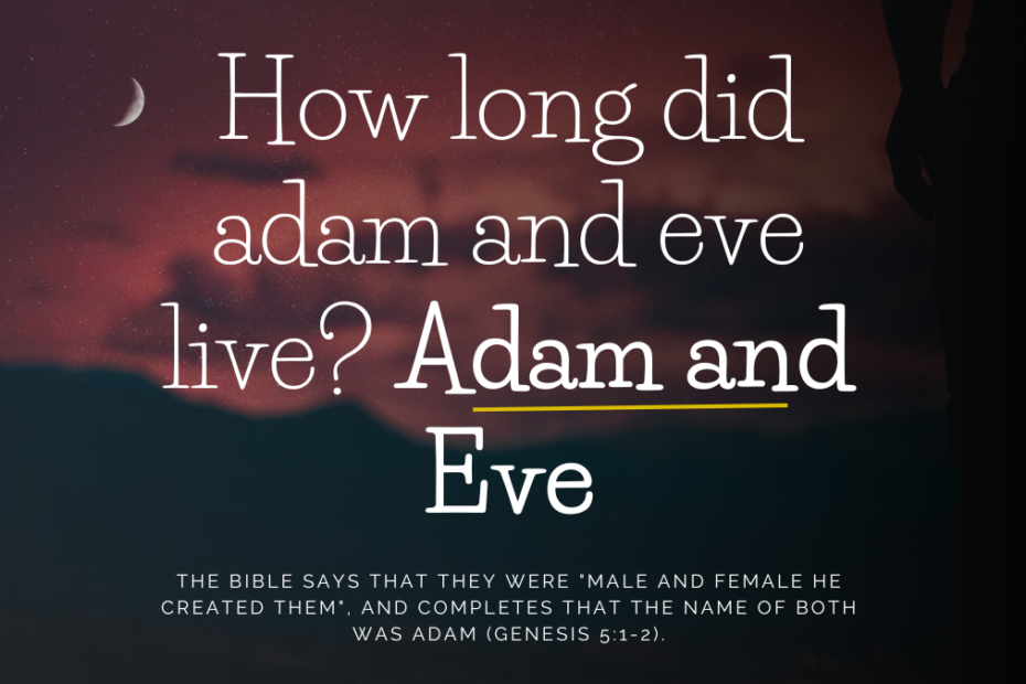 How long did adam and eve live? Adam and Eve by Análise e Dicas Medium