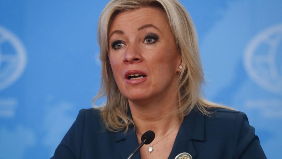 Marija Zaharova o razgovorima Zelenskog i Bajdena u Vašingtonu