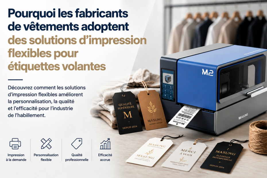 Pourquoi les fabricants de vêtements adoptent-ils des solutions flexibles d’impression d’étiquettes…
