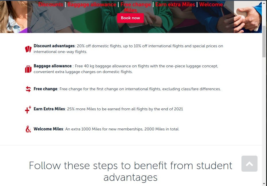 How To Activate The Student Discount On Turkish Airlines By Sayeh How To Activate The Student Discount On Turkish Airlines By Sayeh