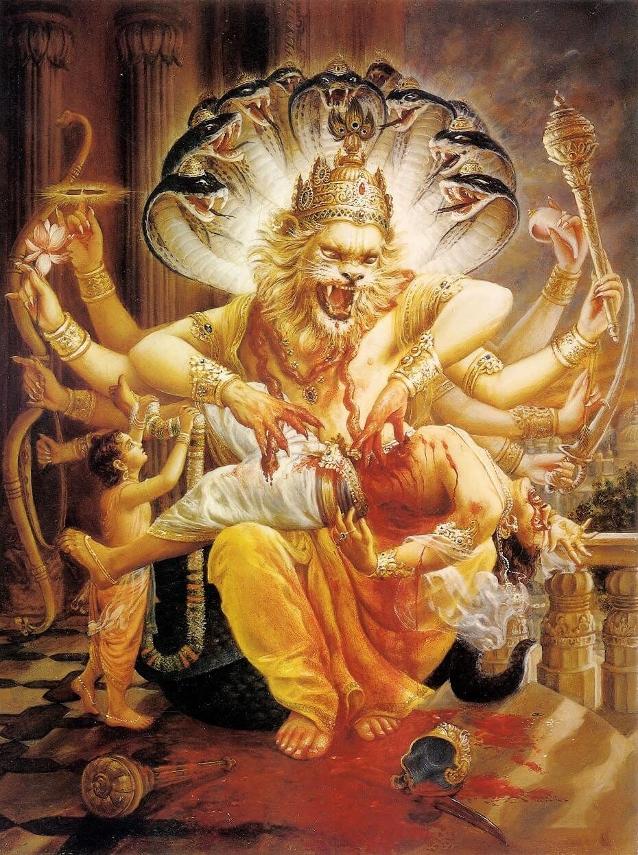 LORD NARASIMHA is the fourth incarnation of Lord Vishnu. | by ...