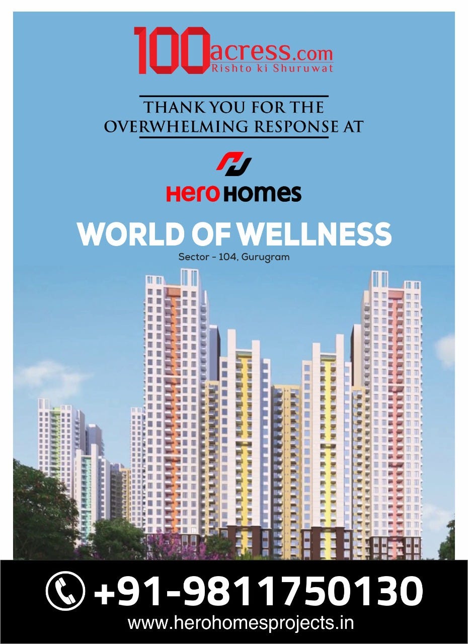 Hero Homes Gurgaon — World of Wellness by Medium