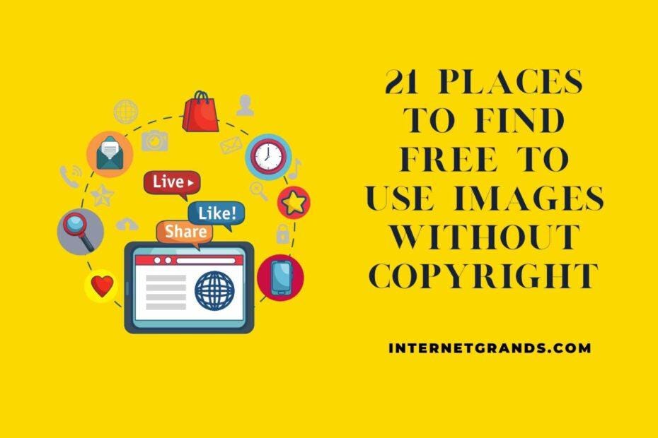 Where to find free images without copyright by tajedo medium