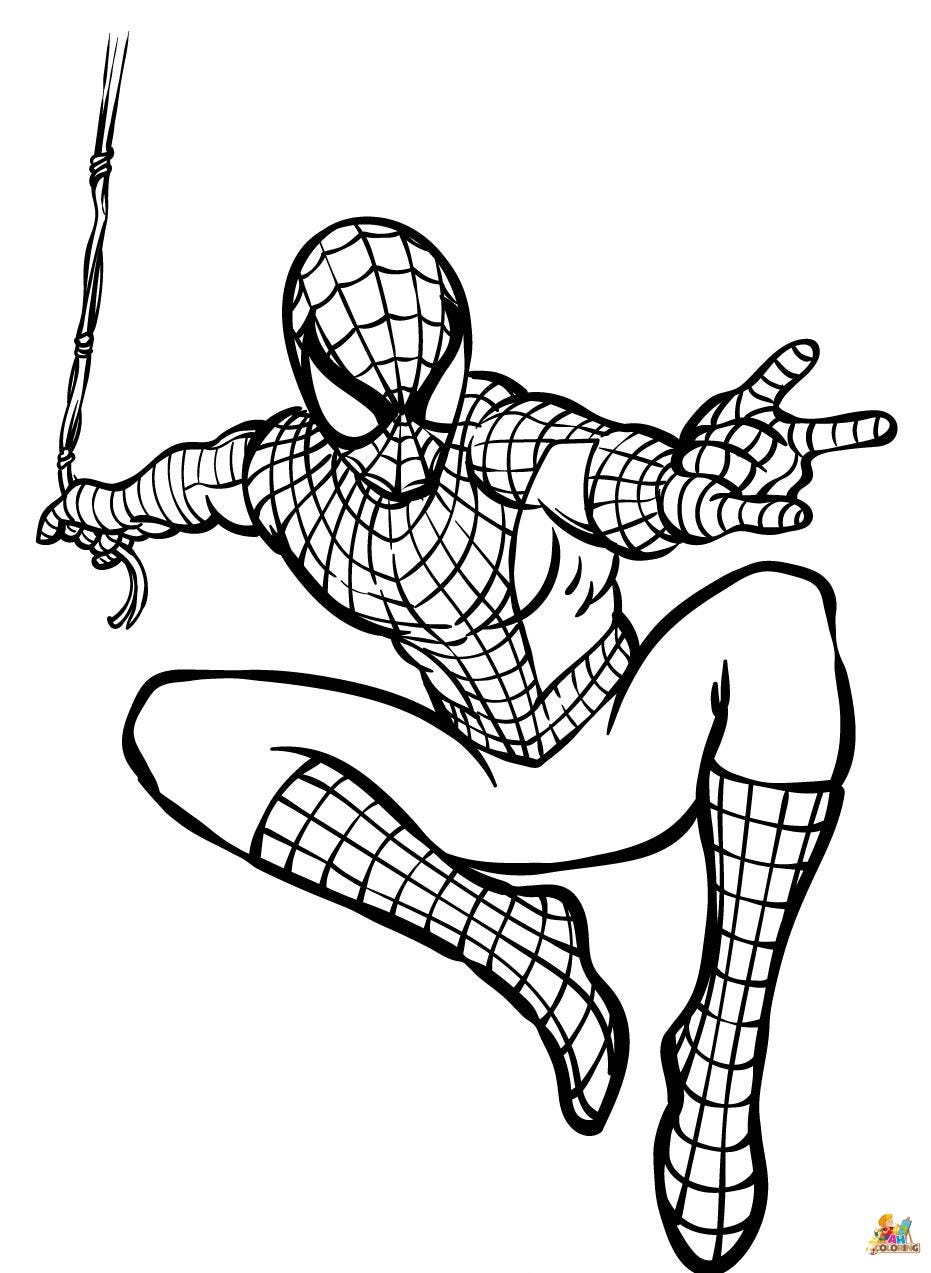 Spiderman coloring paper for kids, Coloring Page - Free Printable Coloring  Pages