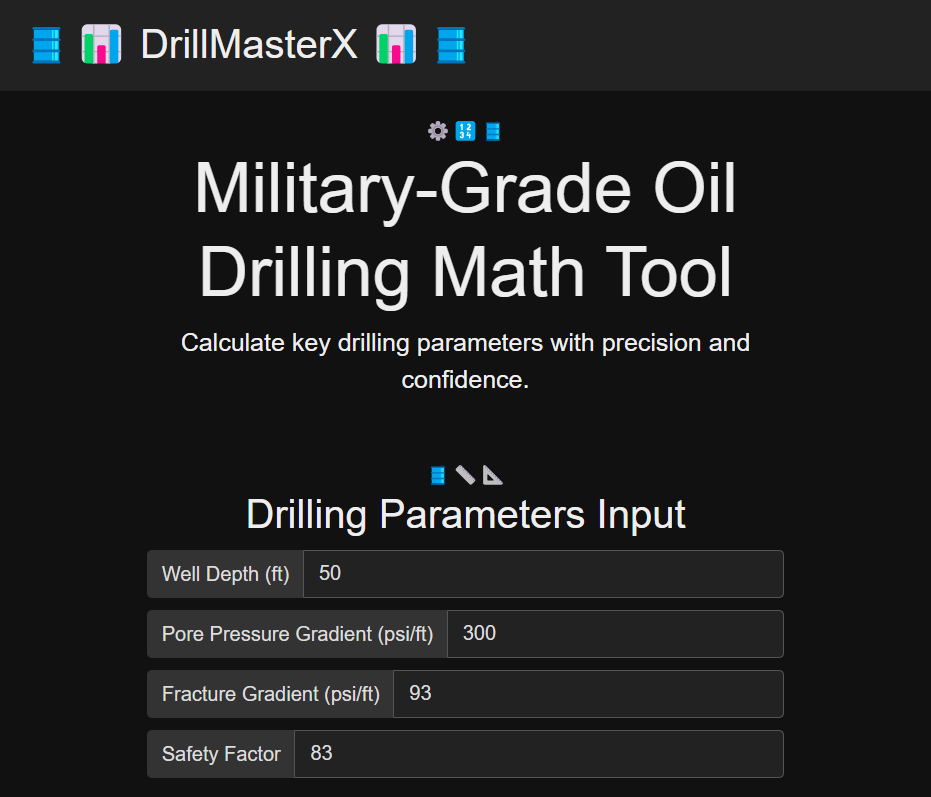 DrillMasterX: The Military-Grade Oil Drilling Math Tool | by Aardvark ...