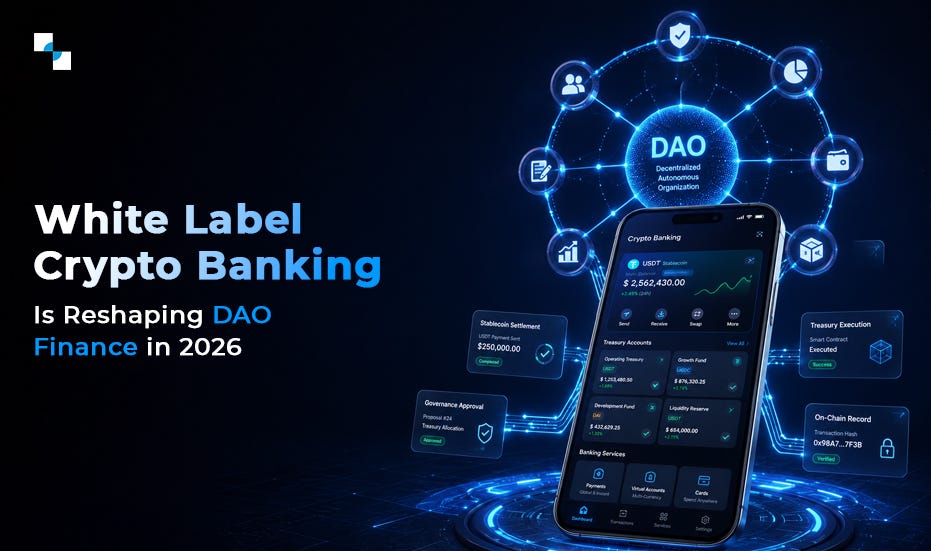 Why DAOs Are Turning to White-Label Crypto Banking Solutions for Treasury Management