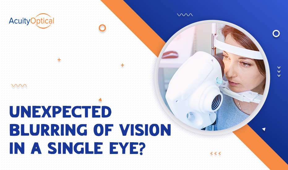 Unexpected Blurring of Vision in a Single Eye? by Acuityescondido
