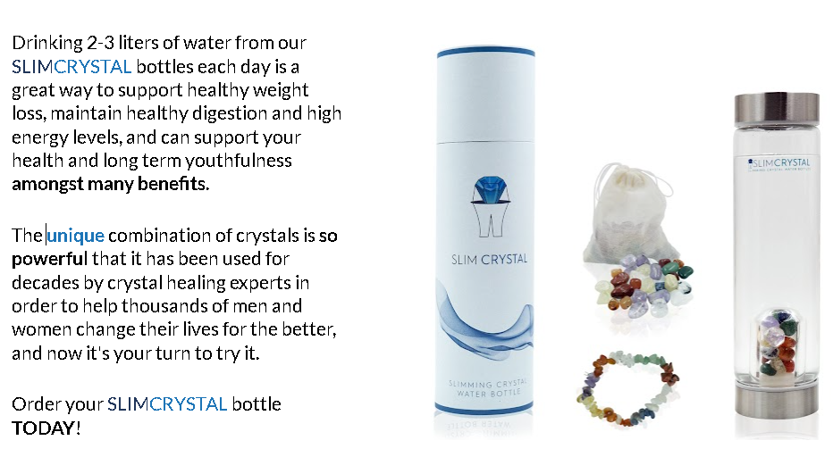 SLIMCRYSTAL Water Bottle Reviews – Real Drinking Slimming Water Worth It? 
