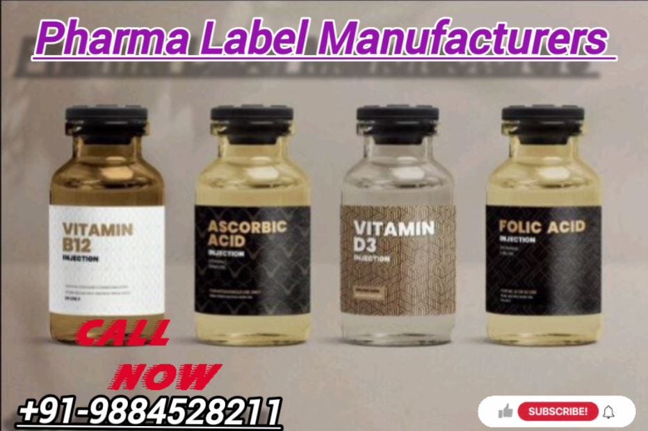Top Pharmaceutical LabelsBest Label Printing CompanyLabels and