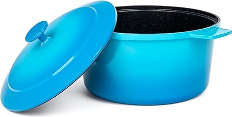 NEW Granite Stone Blue 5-qt. Nonstick Enameled Lightweight Dutch Oven with  Lid