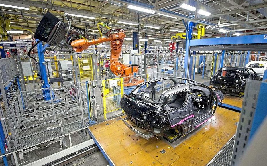 Au cœur d'une usine automobile robotisée | by Trecento AM | Trecento AM |  Medium