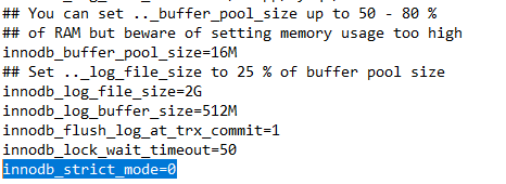 MySQL Row size too large 8126 . Changing some columns to TEXT