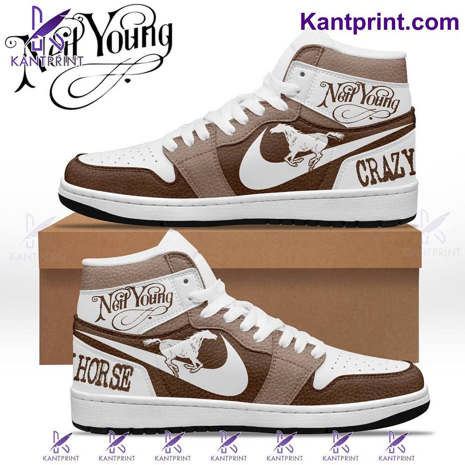 Neil Young Crazy Horse Air Jordan High Top Shoes: A Rock ’n’ Roll Icon ...