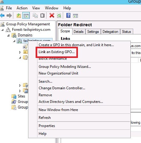 Configuring Folder Redirection through Group Policy | by Scott Fortner |  Tech Jobs Academy | Medium