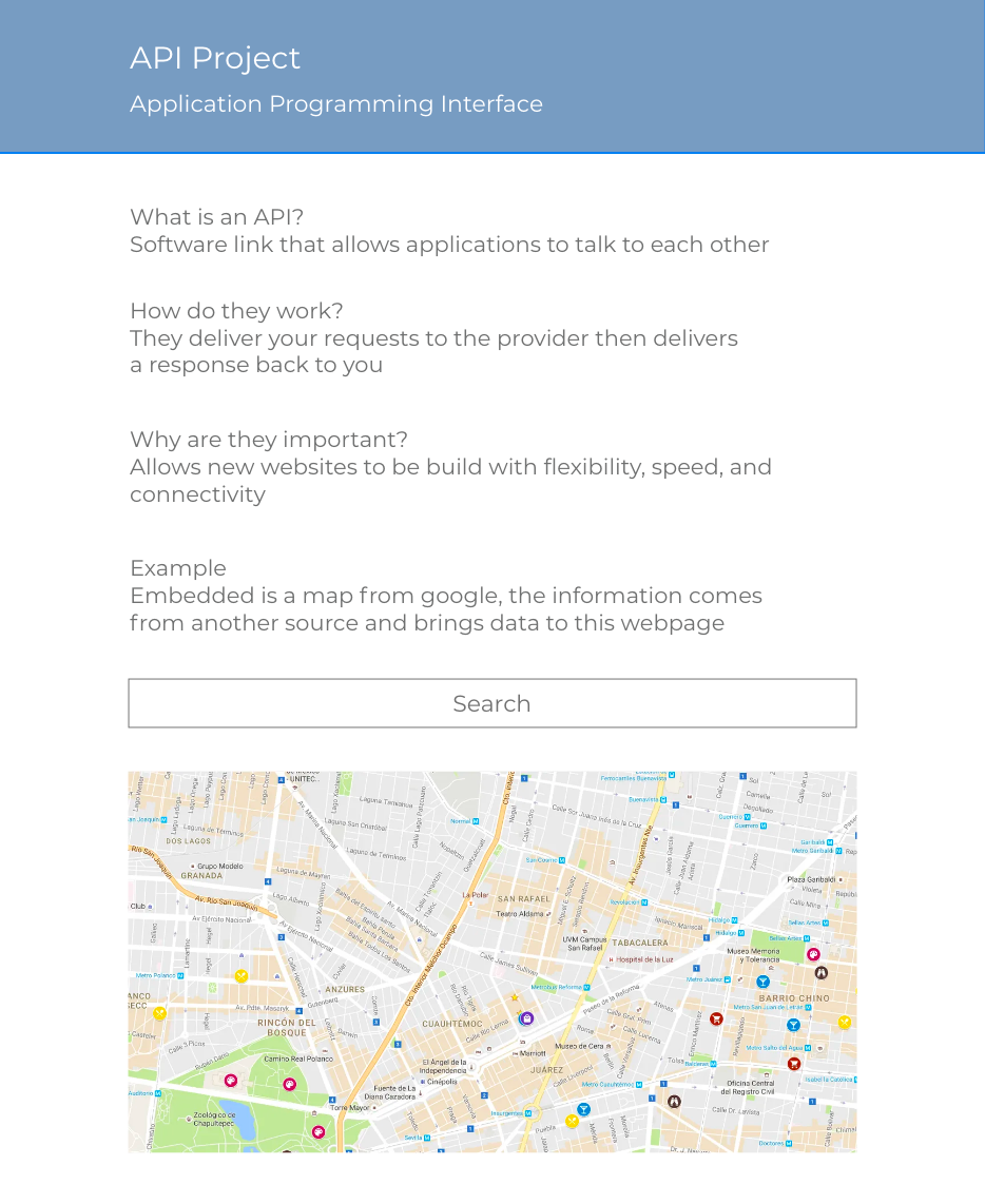 API Project. For this weeks project, we learned… | by Caroline | Medium