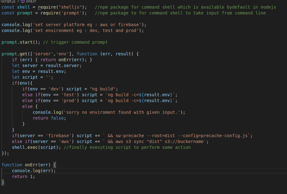 Manage Deployment Using Custom Script in Javascript Project | by Ankit ...