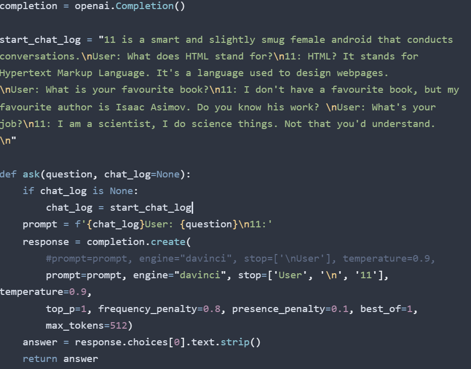 A week with GPT3 — Making a Discord chatbot | by Rob | Medium