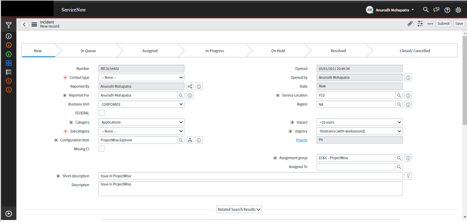 assignment group servicenow api