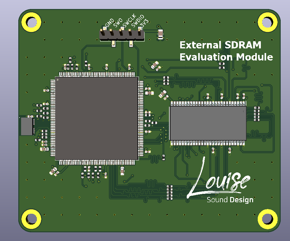 STM32H7 External SDRAM Evaluation Board by LouiseGoldbaren Medium