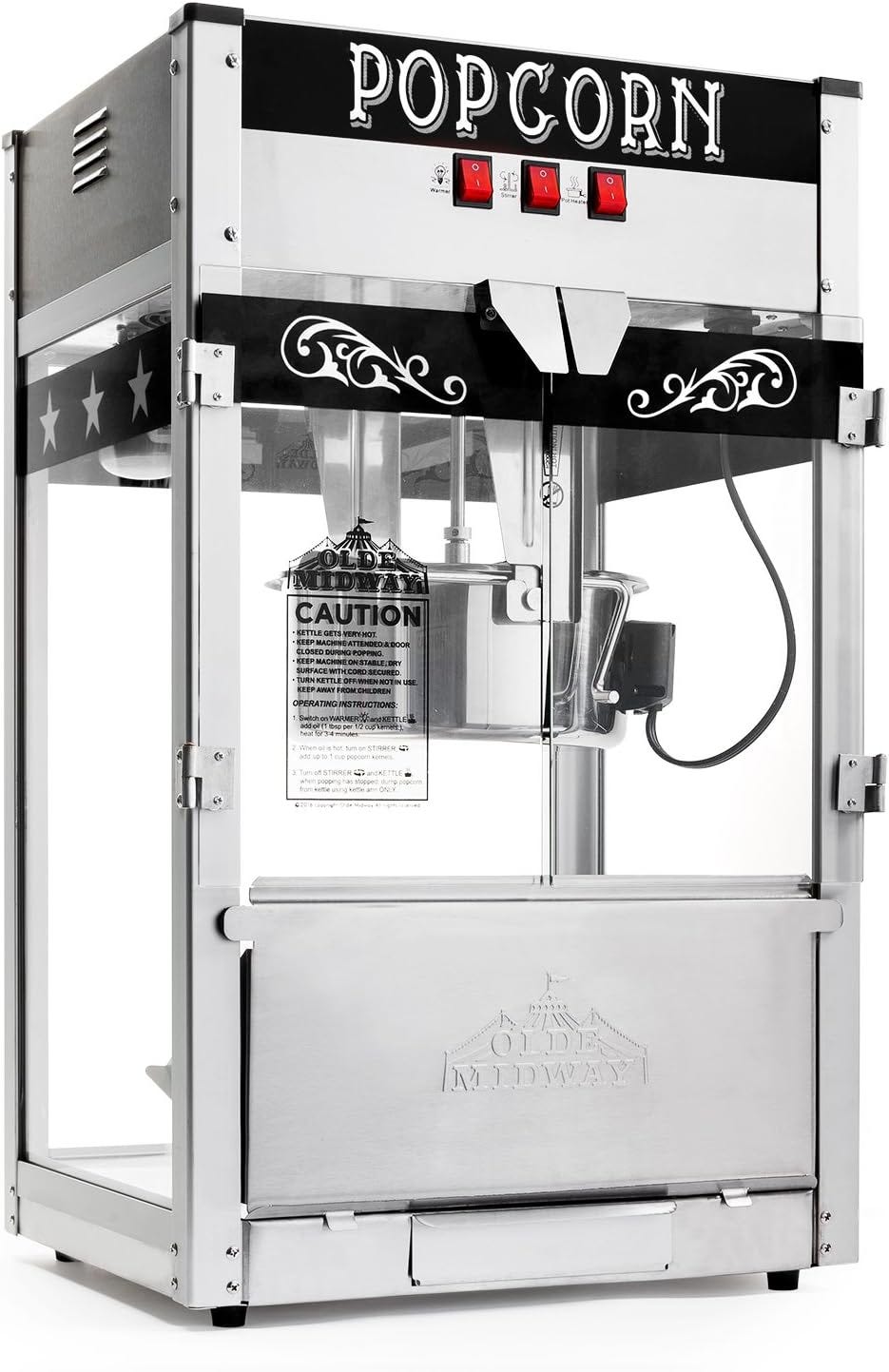 “Popcorn Perfection The Olde Midway Commercial Popcorn Machine — A