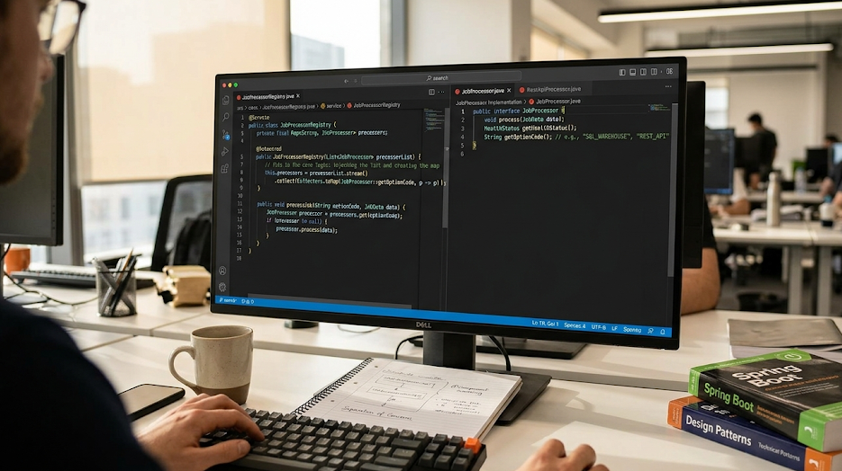 A Pluggable Data-Processing Engine with Strategy + Registry in Spring Boot
