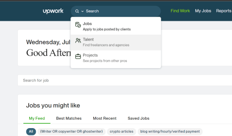 Create a professional Upwork profile overview with this example collection