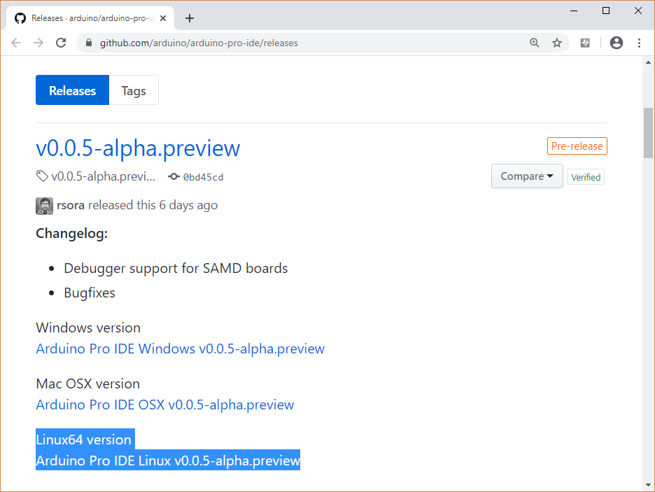Arduino Pro IDE: ATSAMD21 Debugging with J-Link Debug Probe