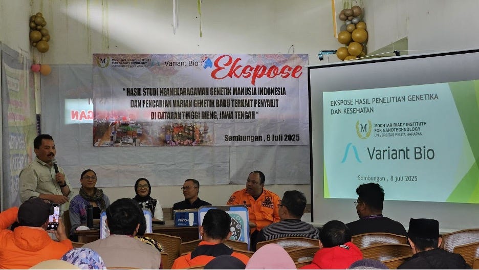 Variant Bio Team Members Join Partners from MRIN to Return Research Results in Indonesia
