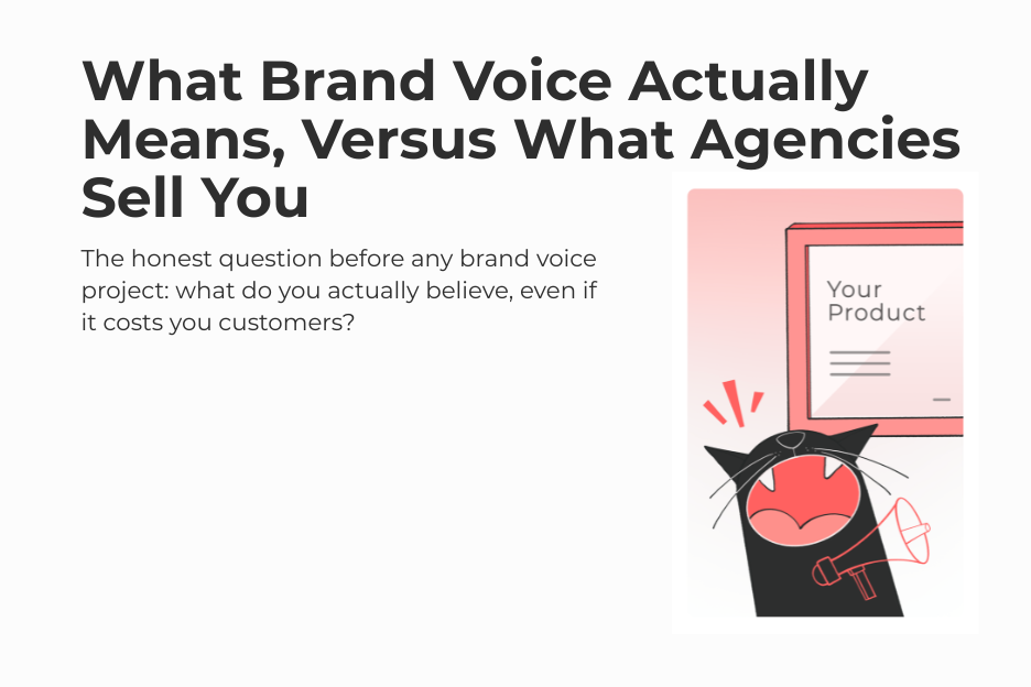 What Brand Voice Actually Means, Versus What Agencies Sell You