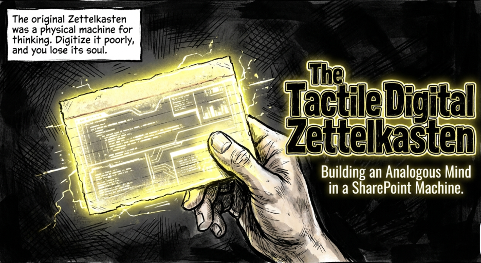 Building A Manual Digital Zettelkasten With SharePoint Online