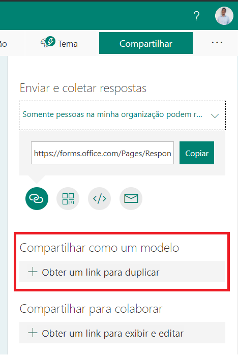 Ajustar as definições do seu formulário ou questionário no Microsoft Forms  - Suporte da Microsoft