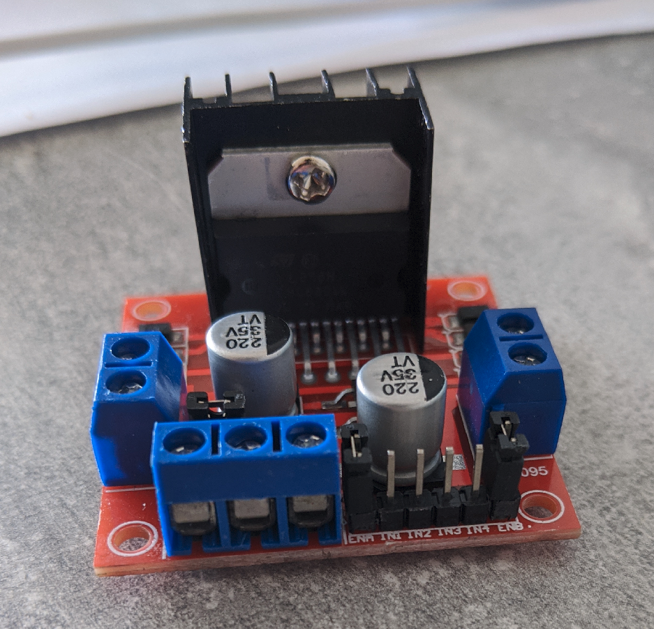 Interfacing L298N Hbridge motor driver with raspberry pi by Sharad