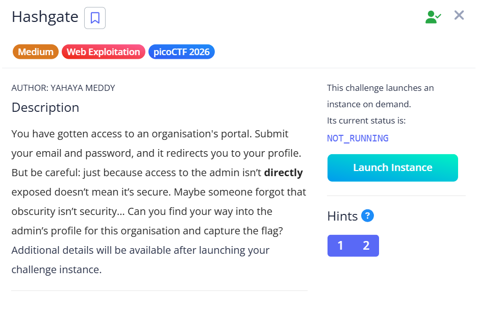 HashGate — picoCTF 2026 Writeup