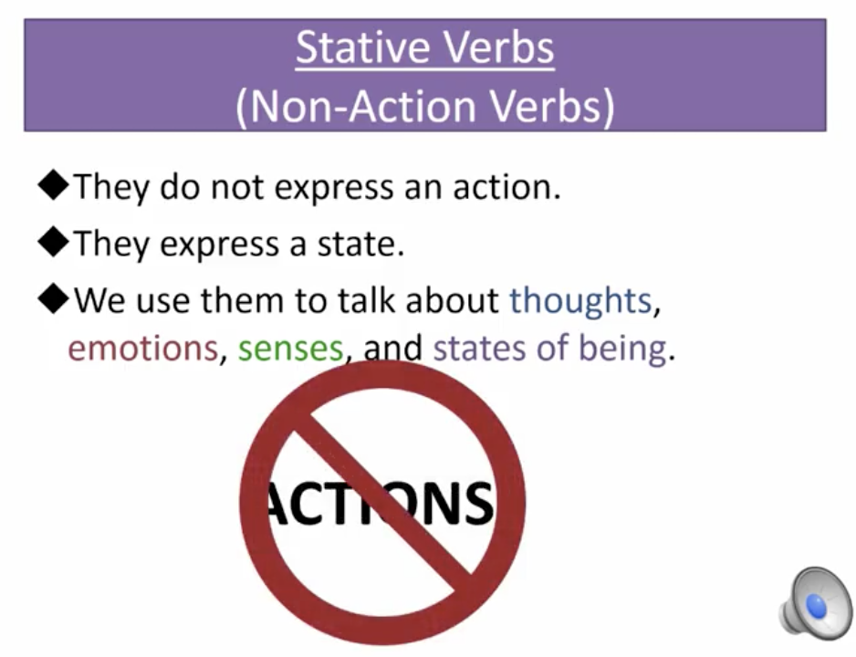 Stative Verbs. Good | by pftom | Medium