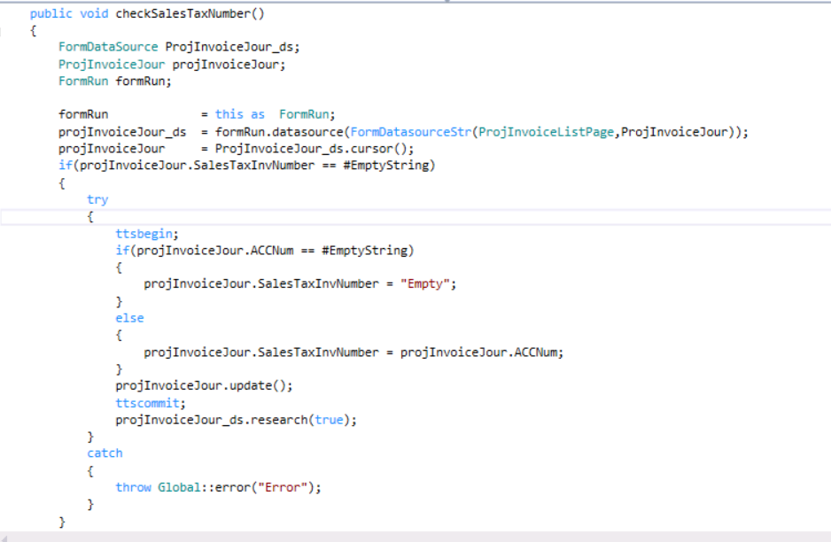 Get records on Form X++ D365FO (Extension of Form X++ D365FO) Hafsa
